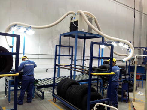 冬夏冷氣機成功解決了降溫問題，贏得了東洋輪胎一致好評